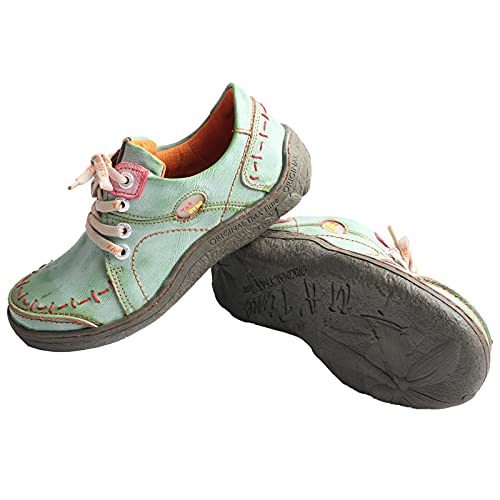 TMA EYES Hand Stitching Leather Women's Sneaker4