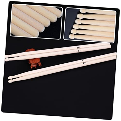 2 pares de baquetas de maple para batería 5A miniatura 7