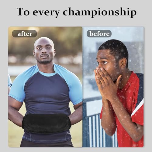 1 Pcs Football Hand Warmer Pouch Reusable Hand Warming Muff with Zipped Pocket and Adjustable Strap for Cold Weather,Hand Warmer Bag for Football,Baseball,Hiking,Camping