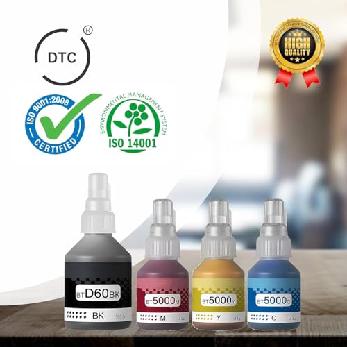 Image of Duplex DTC Ink Compatible for Brother BT6000Bk /BT5000 DCP T310, T300, T510, T500, T910, T710, T400W, T450W, T300W, T800W, T700, T810 Printer (BT5000 Magenta Ink 1 Pcs)