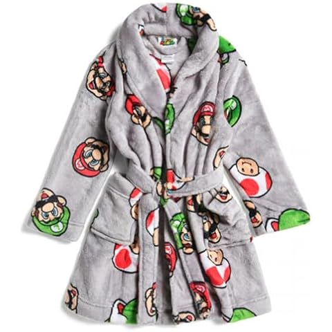 Super Mario Boys Fleece Bathrobe Cover
