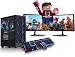Veno Scorp Gaming PC Dual 22" Monitor Bundle Intel Core i5-3470 Processor RX 550 4GB Graphics Card - 16GB Ram - 120GB SSD + 1TB HDD - 550W PSU - Windows 10 Pro - WiFi - Titan 4