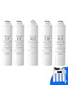 Waterdrop RT-2CFCBALKRO Filter, Replacement for Waterdrop T4-A Tankless Reverse Osmosis System (????????*???? + ????????*???? + ????????????*???? + ????????*????)