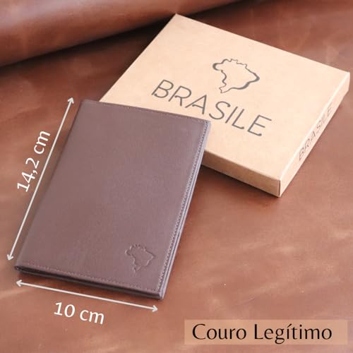 Carteira Porta Passaporte (Marrom)