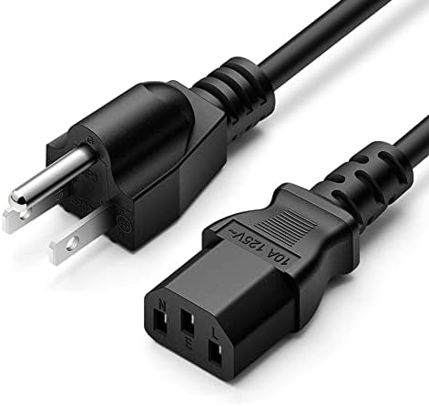 Amplifier Power Cable Cord Compatible Guitar Amp, ION iPA76C iPA76A iPA76S IPA23 Block Rocker, Block Party & Live, Job Rocker, Explorer Portable Speaker System 3-Prong Wall Power Cable Plug