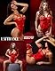 Avidlove Damen Corsage Reizwäsche Sexy Lingerie Set Strapsgürtel Bodysuit Dessous Unterwäsche Rot L