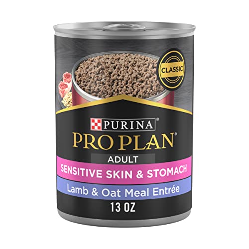 Purina Pro Plan Sensitive Skin and Stomach Wet Dog Food Pate Lamb and Oat Meal Entree – (Pack of 12) 13 oz. Cans Purina Pro Plan Sensitive Skin and Stomach Wet Dog Food Pate Lamb and Oat Meal Entree – (Pack of 12) 13 oz. Cans