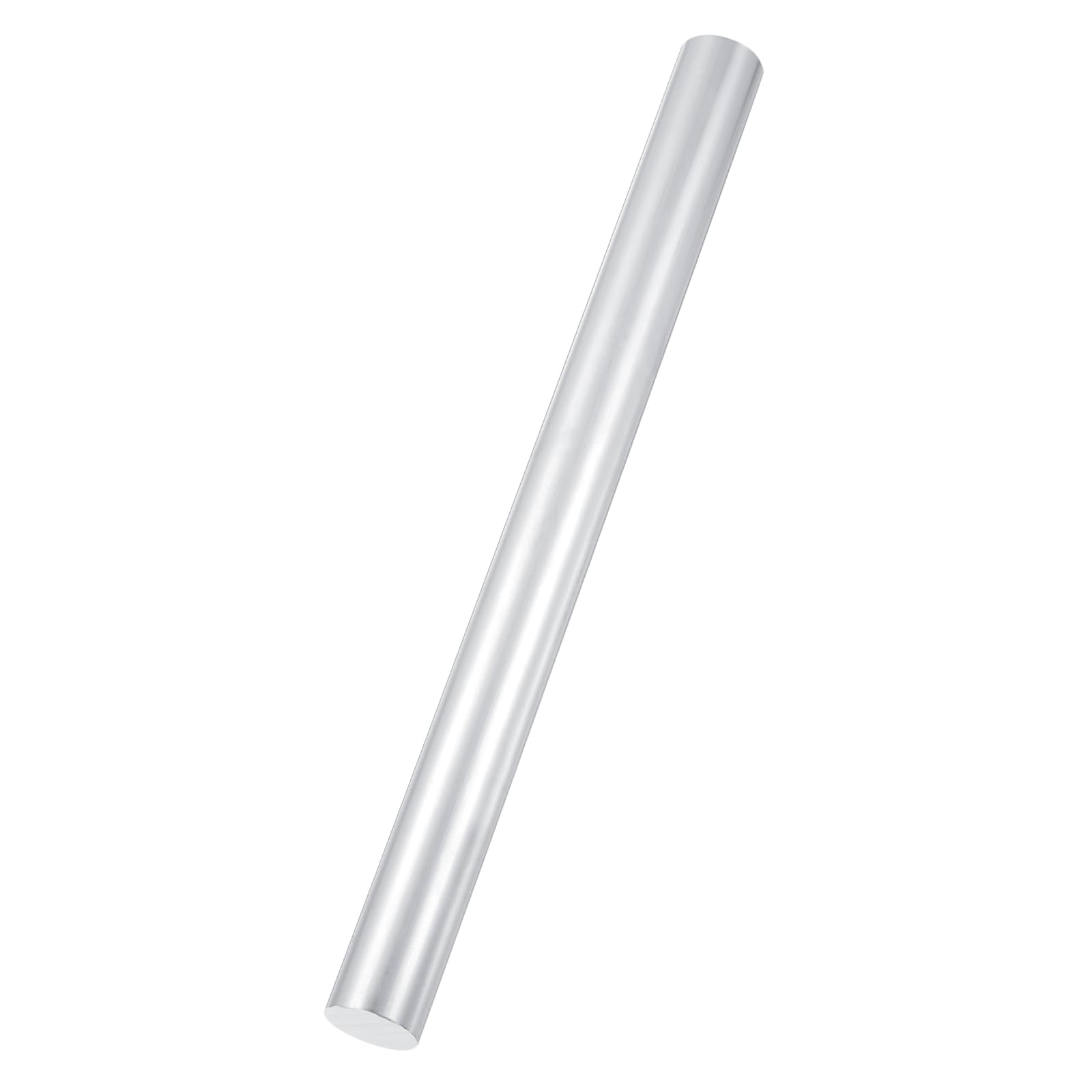 QUARKZMAN Barra Rotonda In Alluminio 6061 Diametro 1"(25mm) Lunghezza 12"(305mm) Barra Piena Tornitura Stock Metallo Bastone Per Modellismo Artigianato Fai Da Te Industriale, Colore Argento