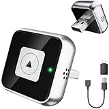 ELECGO Adaptador inalámbrico 2 en 1 para CarPlay y Android Auto, Adaptador Inalámbrico CarPlay Compatible con iOS 10+/Android 11+ y Coches Equipados con CarPlay, USB-A/Tipo C
