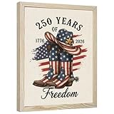 4th of July Diamond Painting Kits Cowboy Boots Hats 5D...
