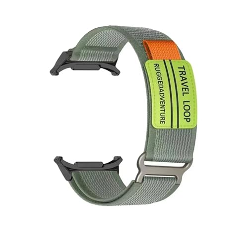 Bracelet Galaxy Watch 7 Ultra 47mm anti-transpiration en nylon tressé pour poignet masculin