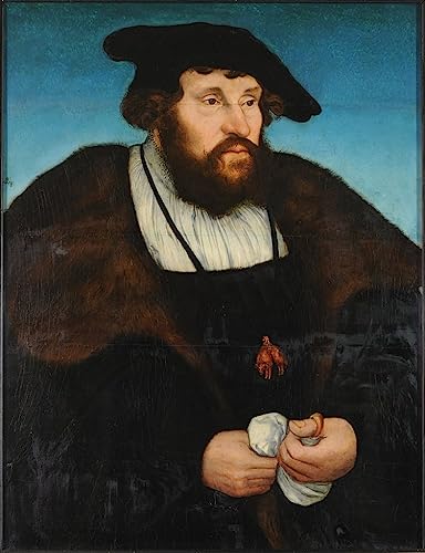 Impression Sur Toile Christian II de Danemark Lucas Cranach l'Ancien - Affiche Fine Art 60x90