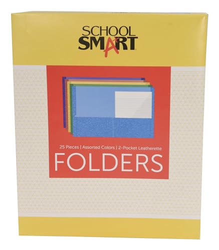 Chemise 2 poches Heavy Duty L'école Smart carton rigide durable lot 25