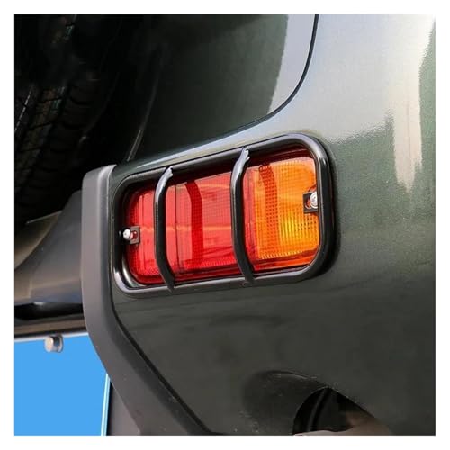 Cubierta de luz trasera para Suzuki Jimny 2007-2017 en ABS negro 4