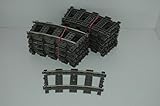 20 Lego 9V Eisenbahn TRAIN 4520 Gebogene Schienen CURVED TRACKS