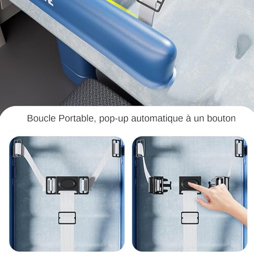 Lit avion pour bébé matelas d'air gonflable enfant portable - 7