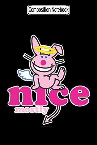Composition Notebook: Nice Mostly It's Happy Bunny Store Journal/Notebook Blank Lined Ruled 6x9 100 Pages