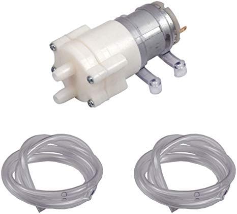 Roinco R365 DC water Pump 12 V for Arduino ESP8266 Raspberry Pi with 2 X 1 Meter Pipe