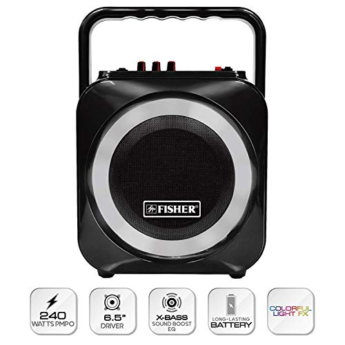 fisher dynamic bass wireless speaker