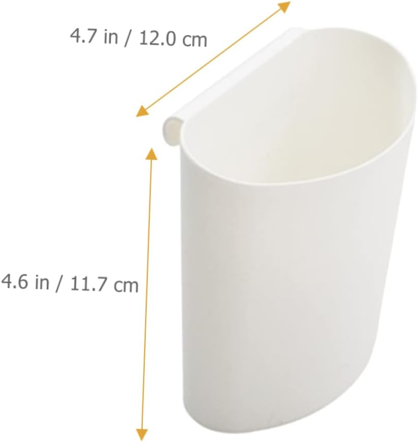 8pcs Portable Hanging Cup Holders Versatile Makeup Brush Storage Baskets for Rolling Carts Trolleys and Shelves Easy Installation Material