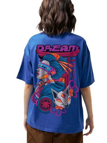Image of Bewakoof Women's Graphic Print Oversized Fit T-Shirt