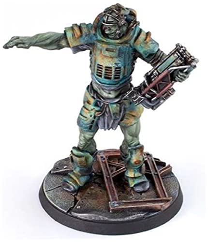 Fallout Wasteland Warfare Super Mutants Overlord et Fist figurines Modiphius