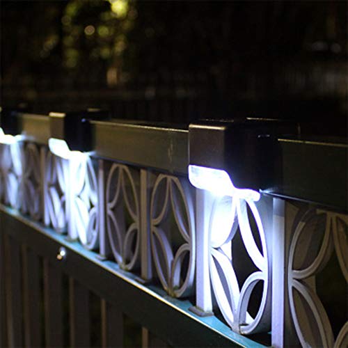Dasing-4-Pezzi-LED-Solare-Passo-Scale-Luce-Giardino-Solare-Deck-Lampada-Giardino-Deck-Light-Outdoor-Impermeabile-Esterno-Recinzione-Parete-Paesaggio-per-Giardino-Patio