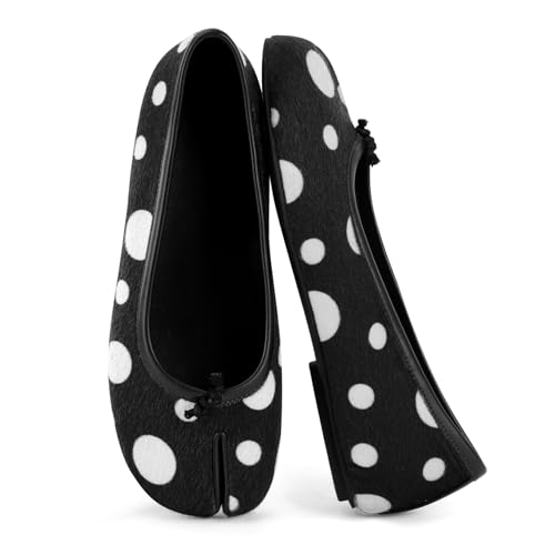 Image of Tabi Shoes Women Split Toe Shoes Wide Width Ballet Flats Comfort Casual Work Shoes for Women Office