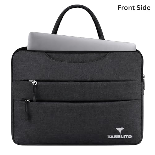 Image of Tabelito Basic Laptop Bag Sleeve Case Cover Pouch for 13 Inch Laptop Apple /Dell /Lenovo /Asus /Hp /Samsung /Mi /MacBook /Ultrabook /Thinkpad /Ideapad /Surfacepro (Black, 13 Inch)