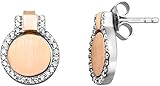 Material Esprit Ohrringe ESER00301200 Damen Ohrstecker Bicolor Rose weiß Zirkonia