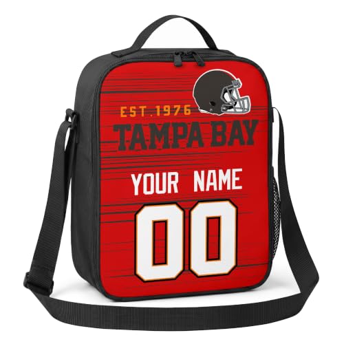 Image of Tampa Lunch Bag Custom Name and Number Personalized Gifts