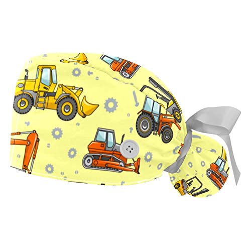 Chapeaux bouffants JDEZ 2PCS avec bandeau anti-transpiration pour le travail
