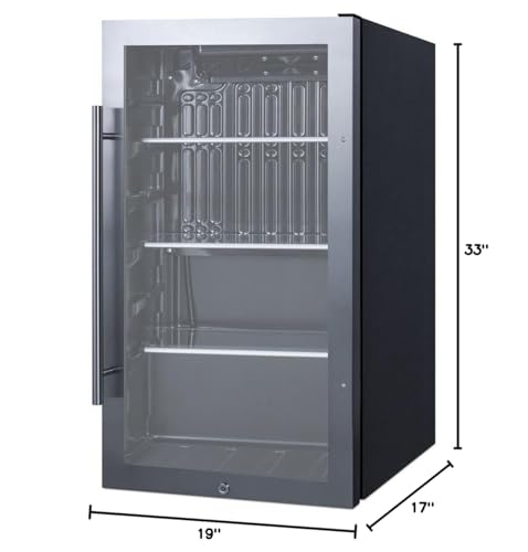 Summit Appliance SPR488BOS Commercially Approved Shallow Depth Indoor/Outdoor Beverage Cooler thumb #3