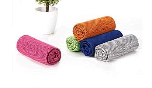 AINAAN-Microfiber-Quick-Cooling-Towel-Yoga-Sport-Running-Gym-Camping-Fitness-with-Handle-Bottle-2019-Green