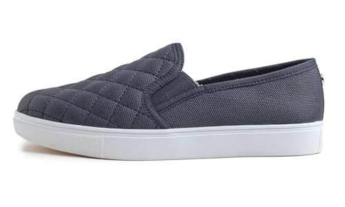 Image of FEVERSOLE Women's Casual Slip On Sneaker Comfort Quilted Loafer Flats