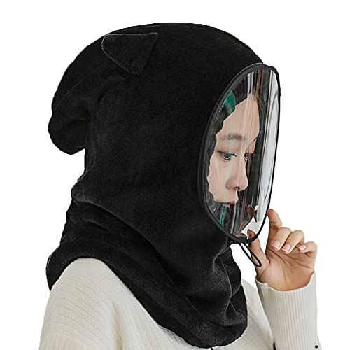 Elegtiskas Winter Warme Kapuzenmütze Winddicht Ski Warm Fleece Wintermütze Hals Warme Sturmhauben Pullover Mütze Cover