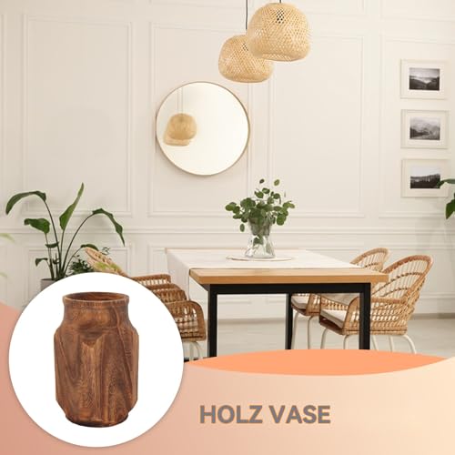 Jarrones de flores de madera: accesorios de mesa y salón 4