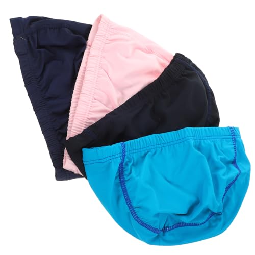 Sewroro 4pcs Lightweight Nylon Swimming Caps for Adults with Good Elasticity, Comfortable Swim Caps Suitable for Pool and Water Sports Random Color