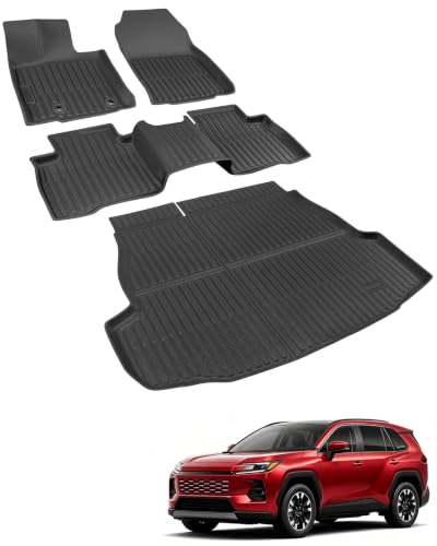 Car Floor Mats for Toyota RAV4 2026, for RAV-4 Hybrid, Not for PHEV