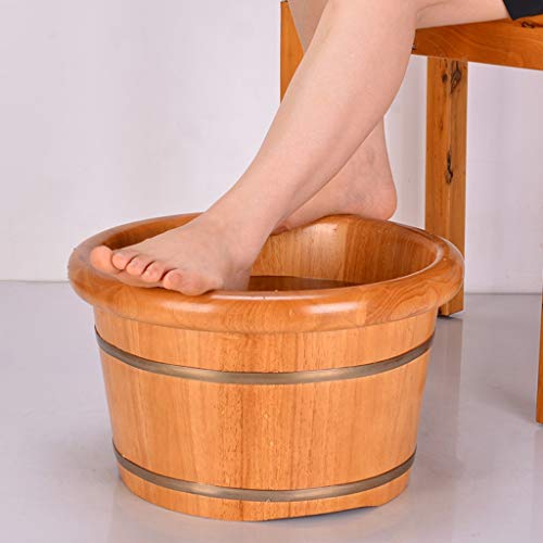 Spa de pies de madera robusta 24 cm amarillo miniatura 5