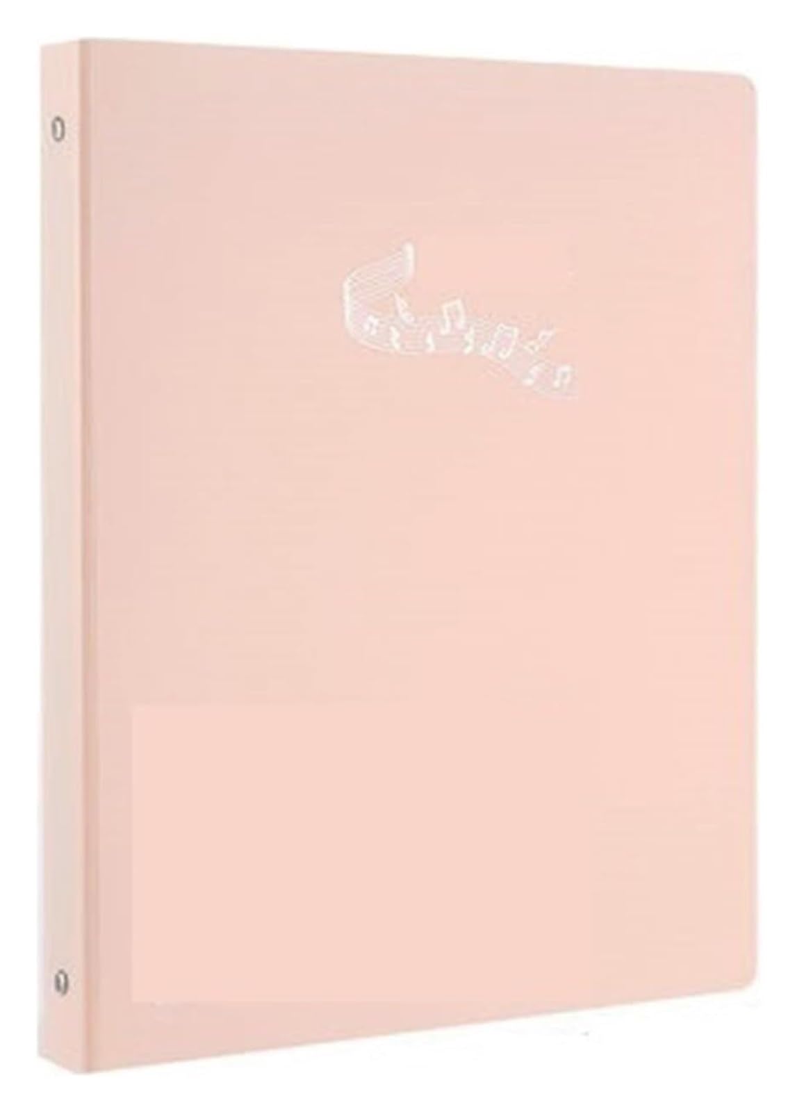 organizador de la colocación de notas de la hoja d Carpeta de Partituras A4 Ampliable 3 Anillas con Fundas Transparentes Multicolor(Pink)