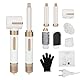 AirStyler 7 In 1, 110000RPM Haartrockner Warmluftbürste Set Schnelltrocknend, MultiHaarstyler Mit 7 Aufsätze, Trocknen, Glätten, Locken, Volumengeben, Massieren Kopfhaut, Ionen Pflege (weiß)