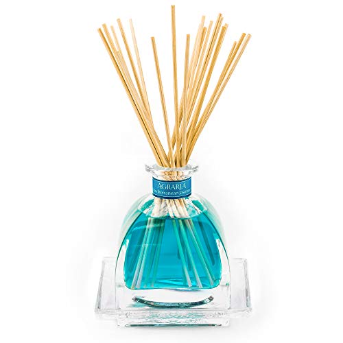 Agraria Mediterranean Jasmine Scented Airessence Diffuser, 7.4 Ounces With Reeds And Flowers #TOP2