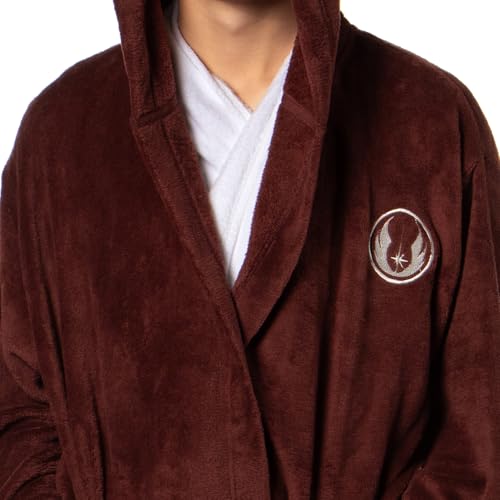 Bioworld Star Wars Robe Adult Hooded Self-Tie Fleece Bathrobe2