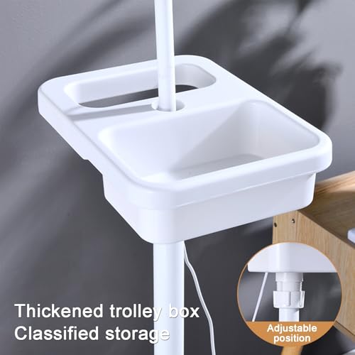 Lampe chirurgicale LED mobile haute précision 7500lux avec plateau de soins