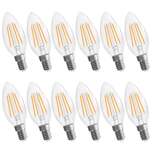 GvvooHome E12 Candelabra Bulb 2700K Soft White