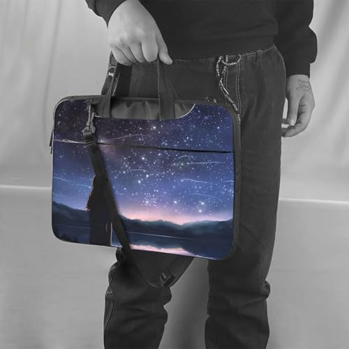 Bolso maletín para laptop unisex con diseño de estrellas miniatura 2