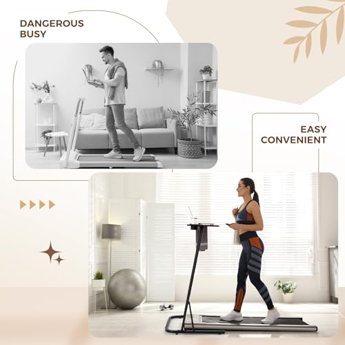 Image of Weysat Walking Pad Desk, Adjustable Height Treadmill Desk, 31.5 inch-47.2 inch