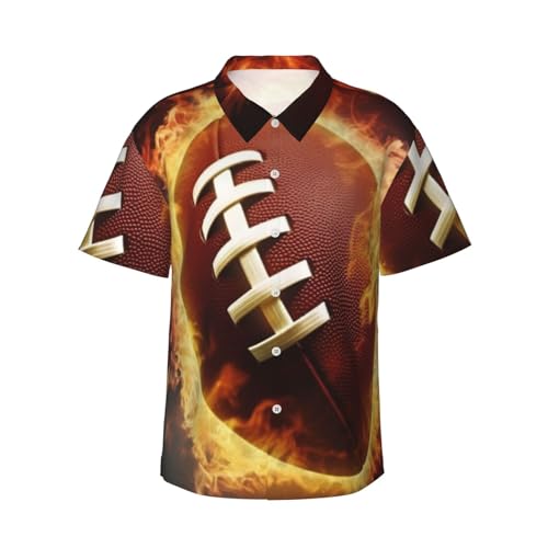 Chemise hawaïenne football américain homme manches courtes été