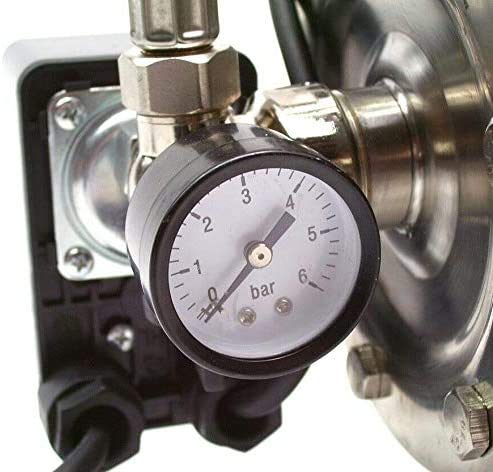 Edelstahl Hauswasserwerk 3800L Gartenpumpe Wasserpumpe Pumpe 44323 Bewässerung Edelstahl, Membrandruckbehälter,AWZ Druckkessel Membrankesse Ausdehnungsgefäß AWZ